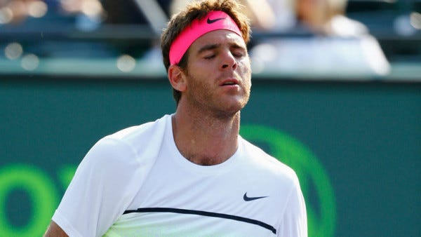 juan matin del potro out of miami open by vasek pospisil 2015 images