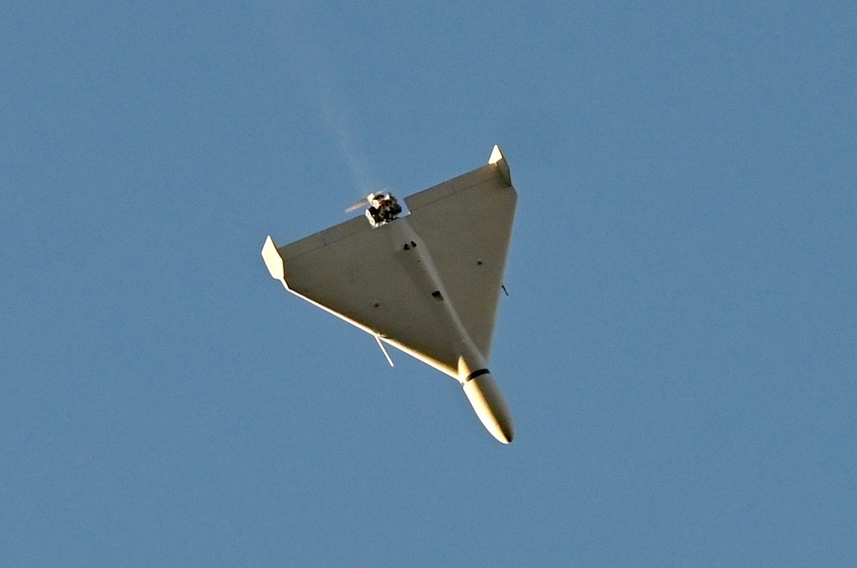 Shahed Drone Above Kyiv