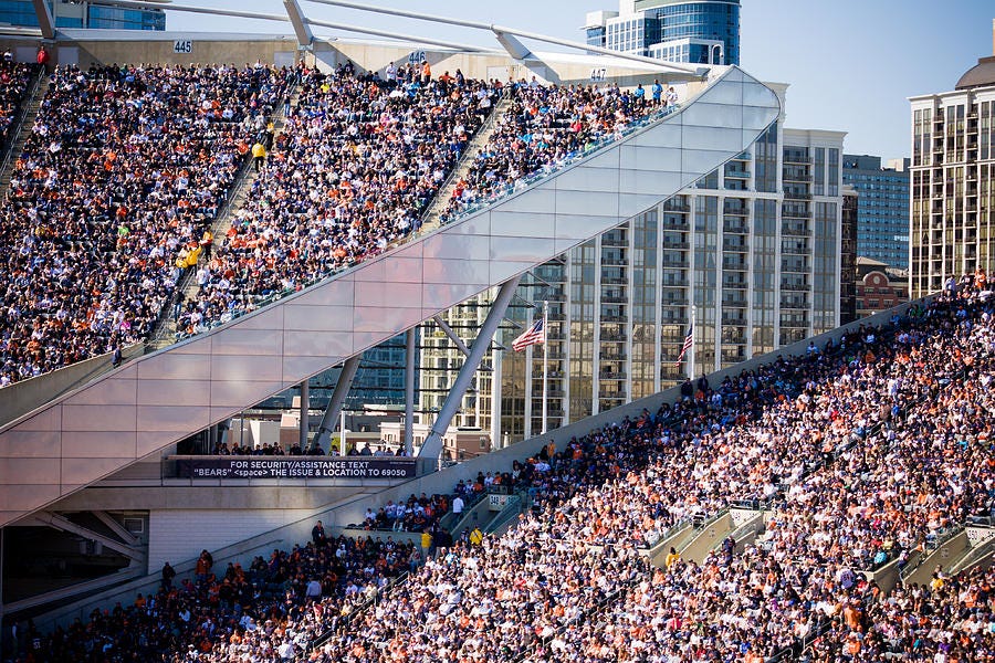 Soldier Field Crowd Photograph by Anthony Doudt - Fine Art America