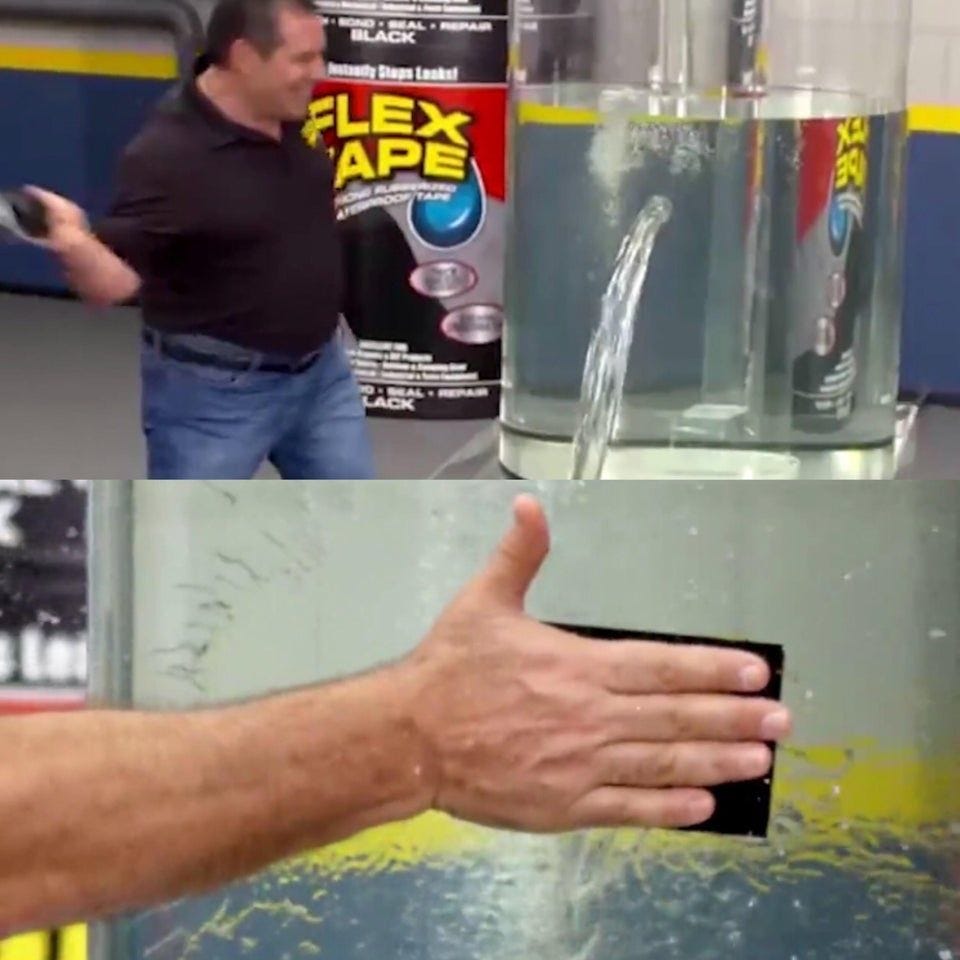 Fixing Leak with Flex Tape