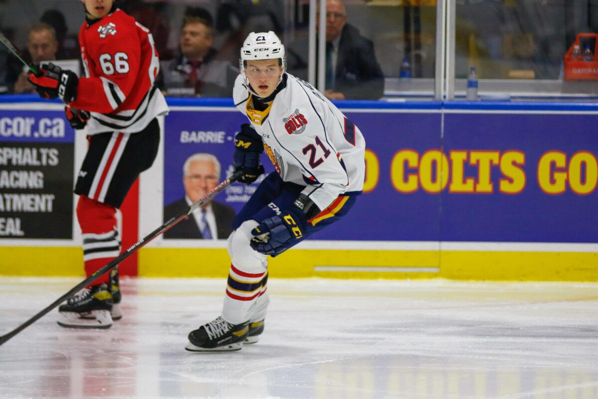 Oskar Olausson, Barrie Colts