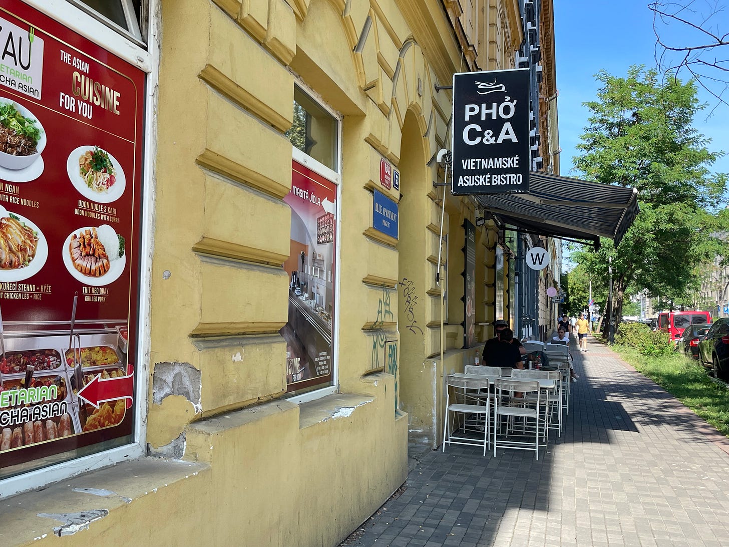 Photo of Vietnamese restaurant in Praha 7 for Substack by Authentic Food Quest