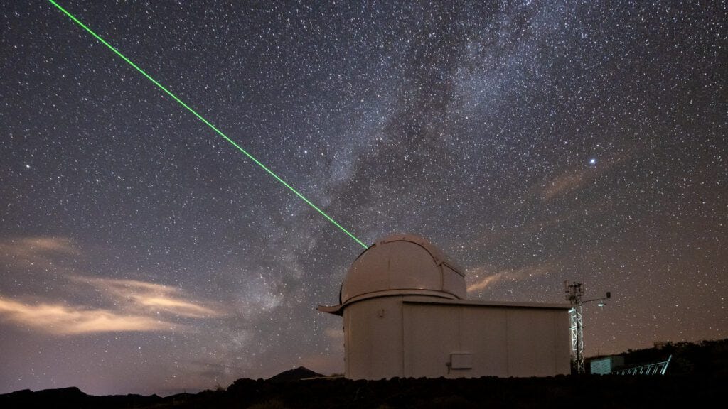 Laser Rangefinding to Laser Retroreflector Array