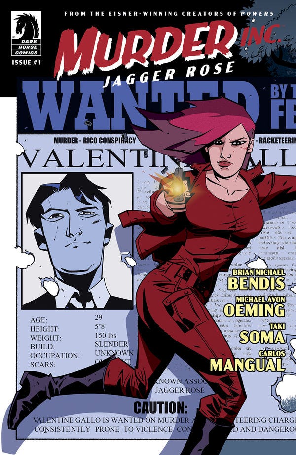 Murder Inc.: Jagger Rose #1 :: Profile :: Dark Horse Comics