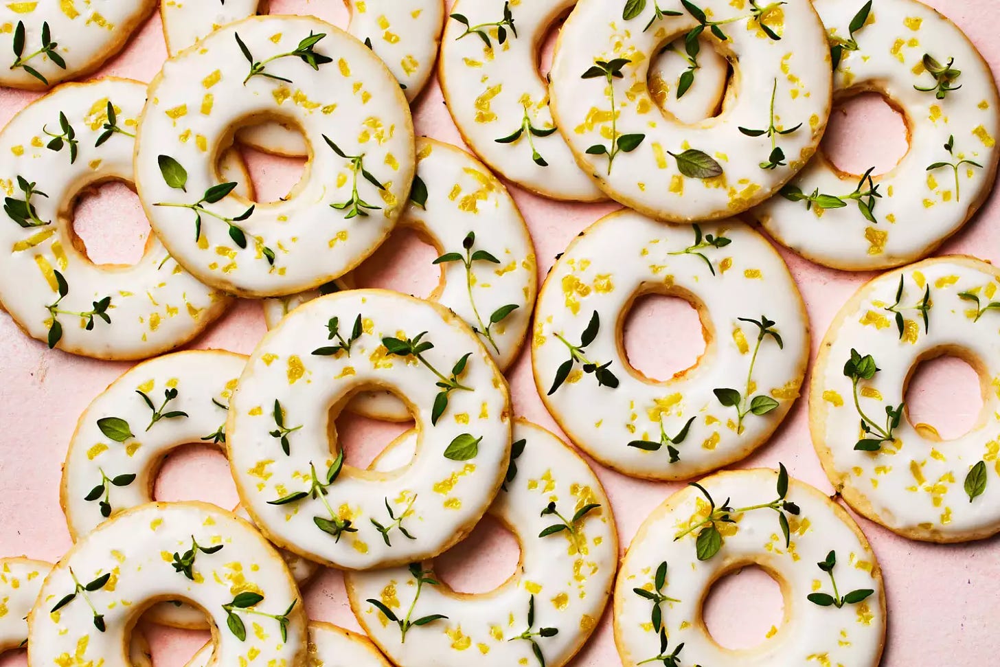 Southern Living Lemon-Thyme Shortbread Cookies ready to serve