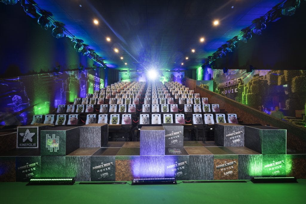 Minecraft-Themed 4DX Auditorium Opens in Antwerp, Belgium - Boxoffice