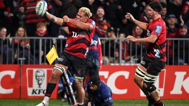 Crusaders keep their cool to topple Blues and keep Super Rugby Pacific  finals hopes alive | Sunday Star-Times