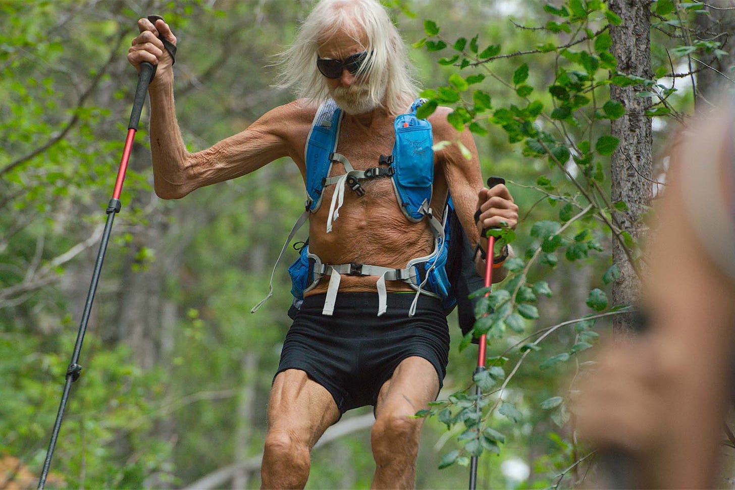 A photo of Dag Aabye competing in the 2016 Death Race in Grande Cache, Alberta.