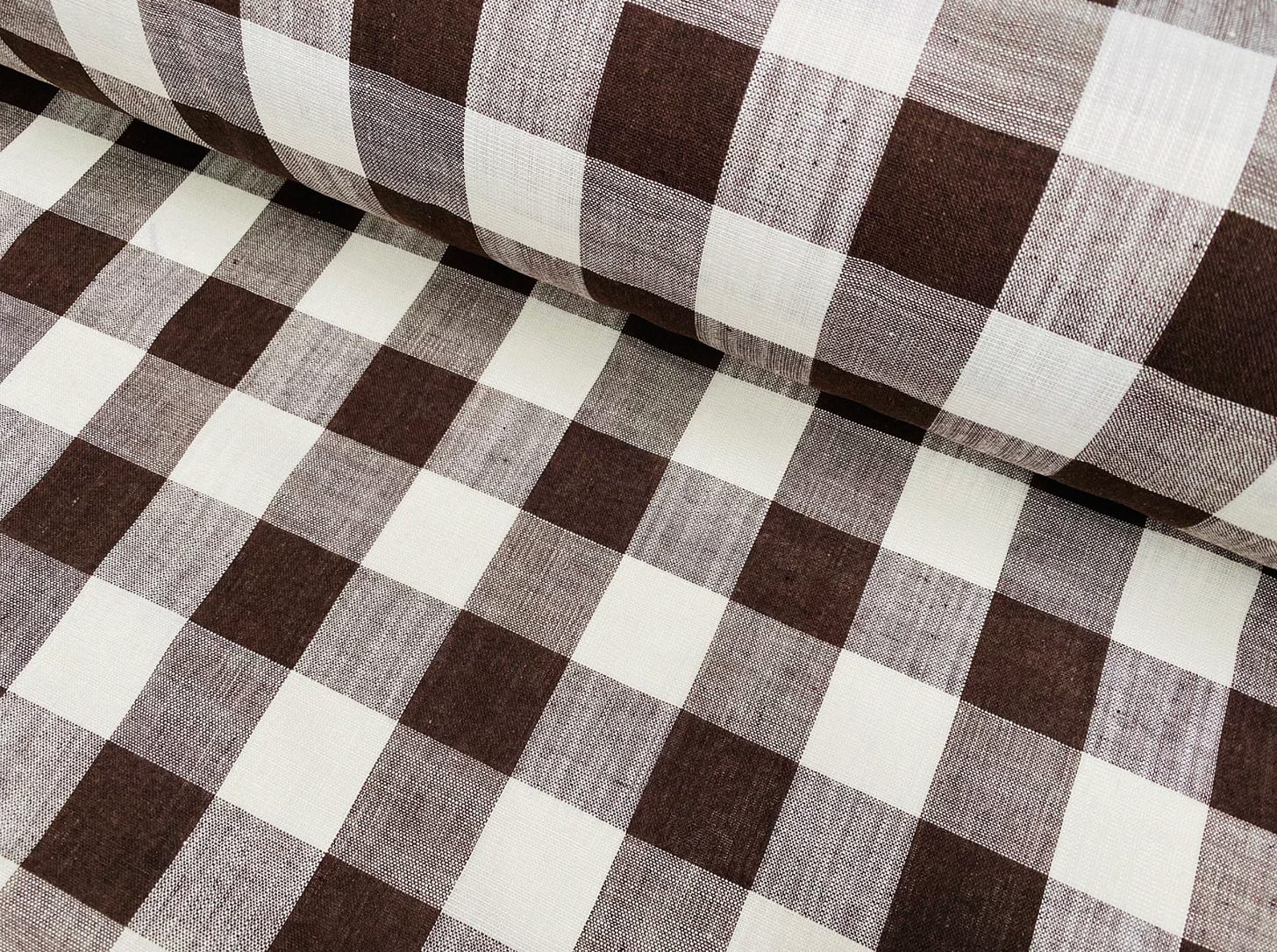 Gingham Dry Oilskin Dwelling - PER QUARTER METRE Gingham Dry Oilskin Dwelling - PER QUARTER METRE