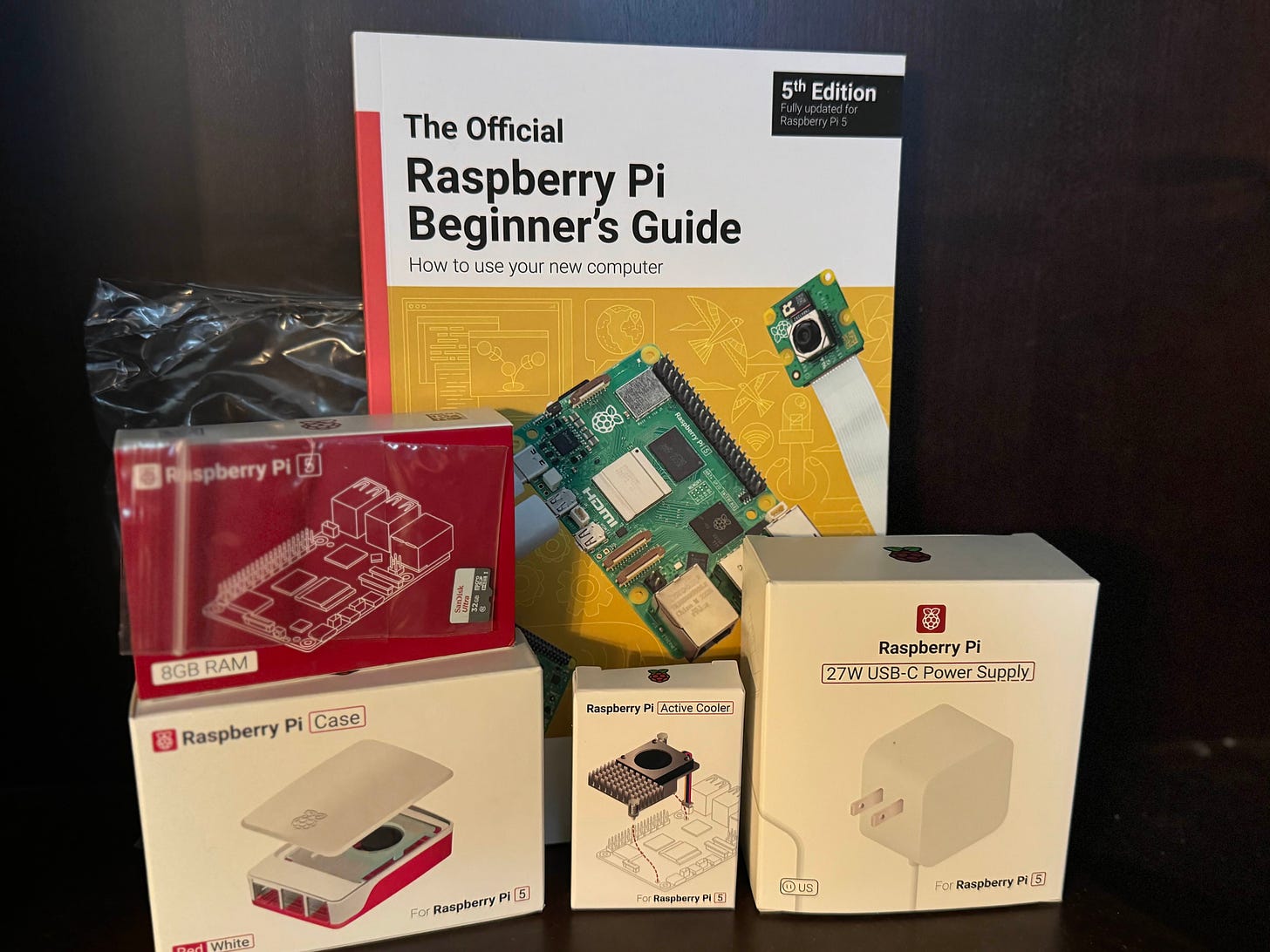 A complete Raspberry Pi 5 Kit. The prize for our 2024 CTF Winner….