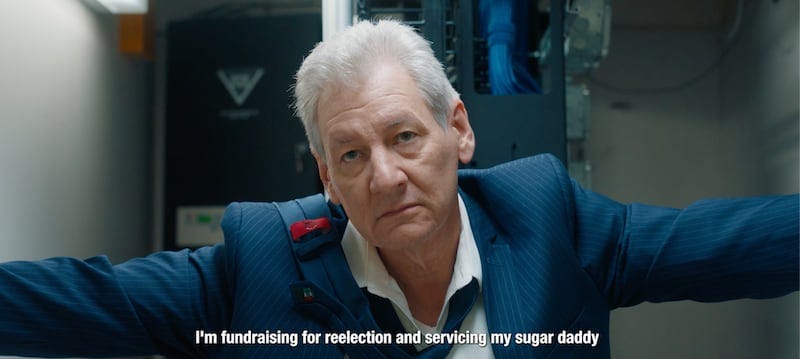 A new ad accuses Republican lawmakers are accused of "blowing" tax dollars on wealthy donors.