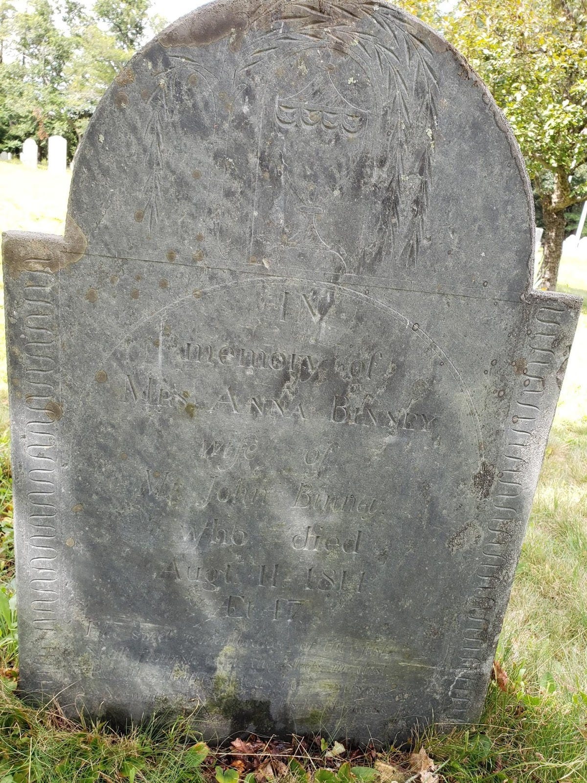 Grave of Anna Binney