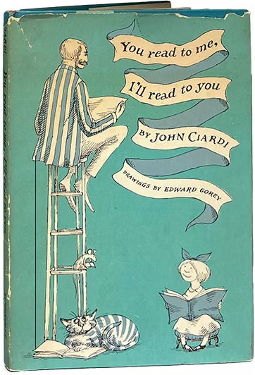 Cover image "You read to me, I'll read to you"