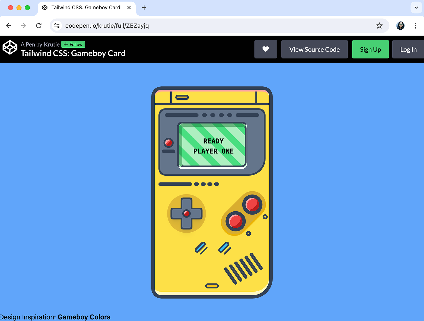 Gameboy Card