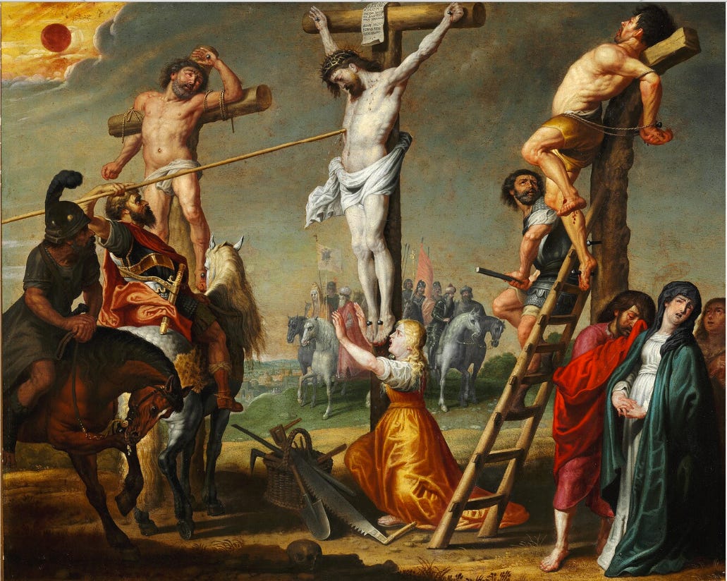 File:Gerard de la Vallee - Longinus piercing Christ's side with a spear.png  - Wikipedia