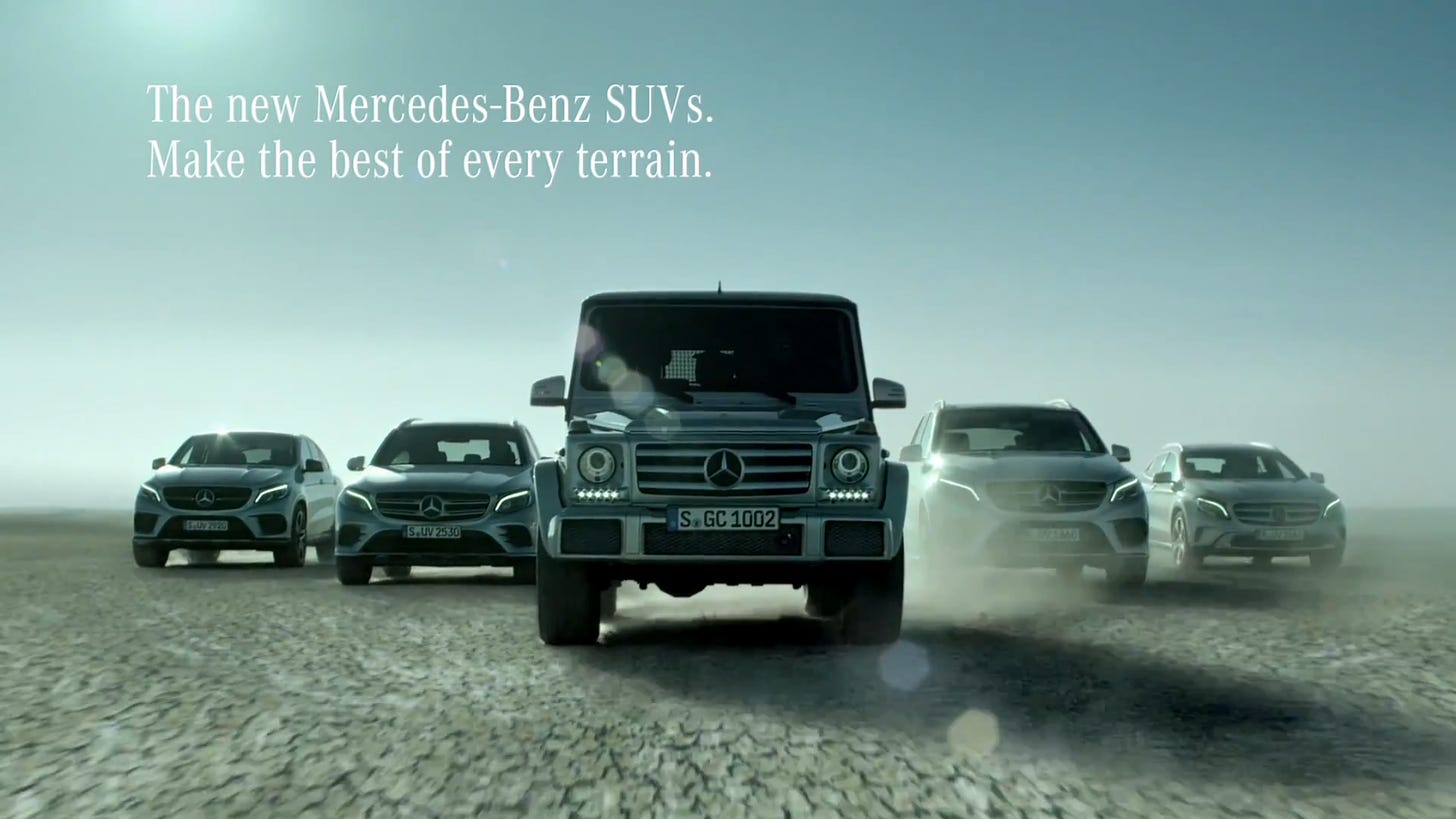 Mercedes-Benz Commercial Insists SUV Family Feels at Home in Every Terrain  - autoevolution