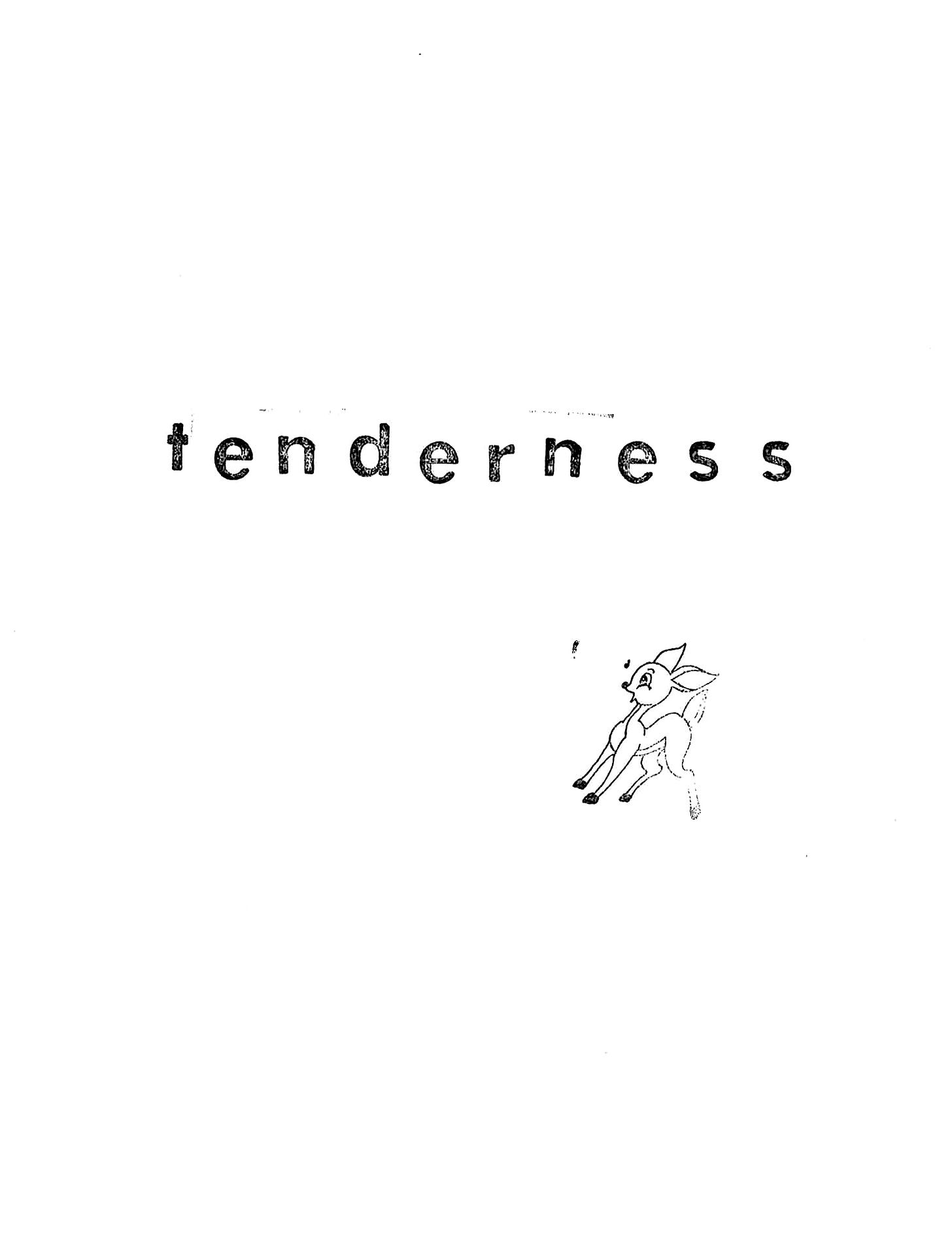 BILLY MAVREAS "tenderness" KFB