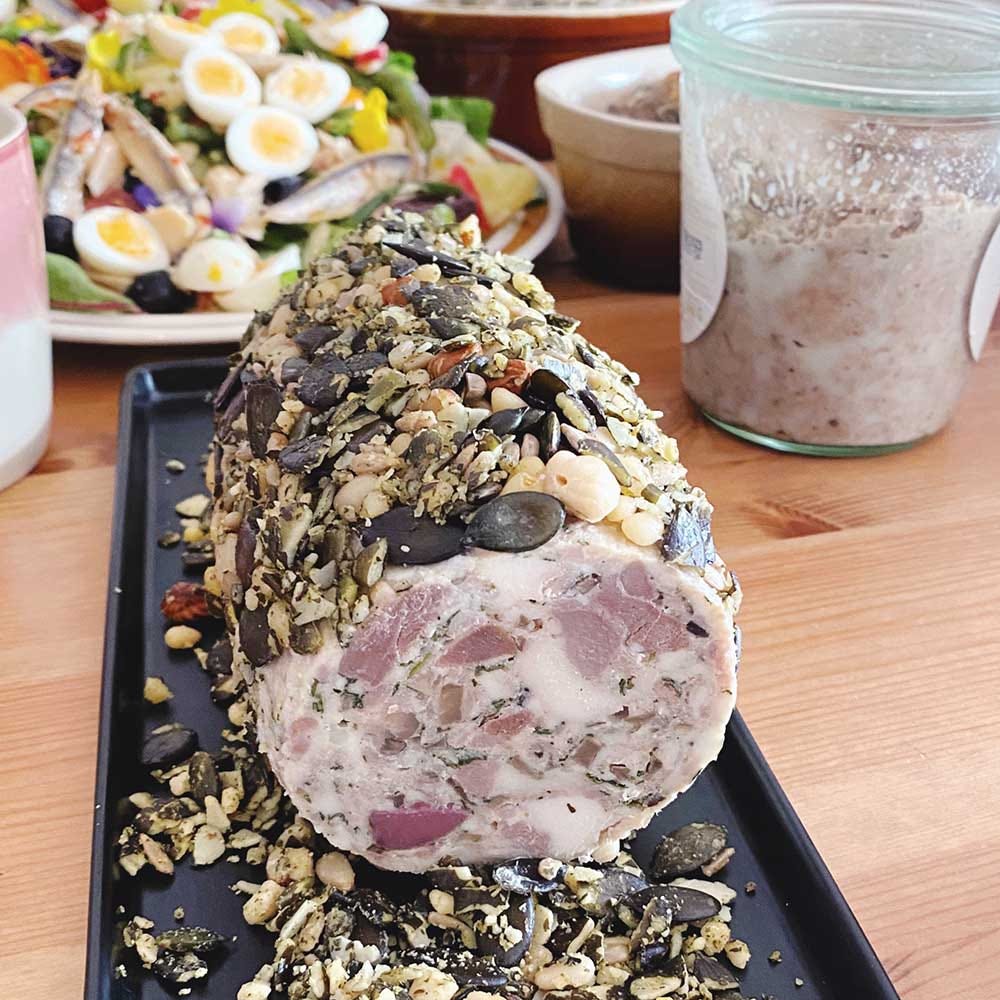 galantine de volaille - préparation CAP charcuterie-traiteur