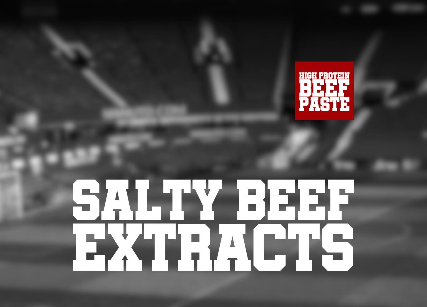 High Protein Beef Paste Salty Beef Extracts