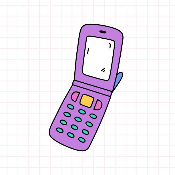 54 Drawing Of The Old Cell Phone Keypad Illustrations & Clip Art - iStock