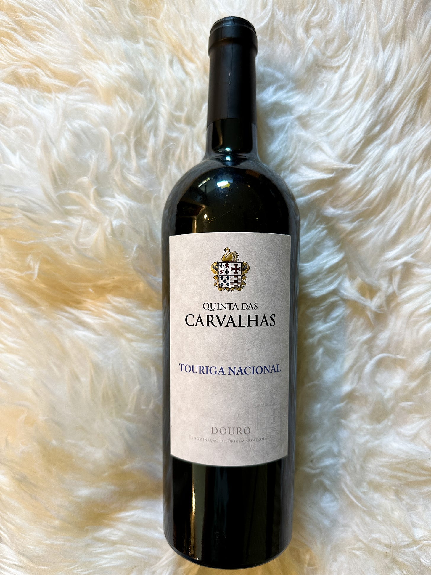 Quinta das Carvalhas Douro Touriga Nacional wine bottle