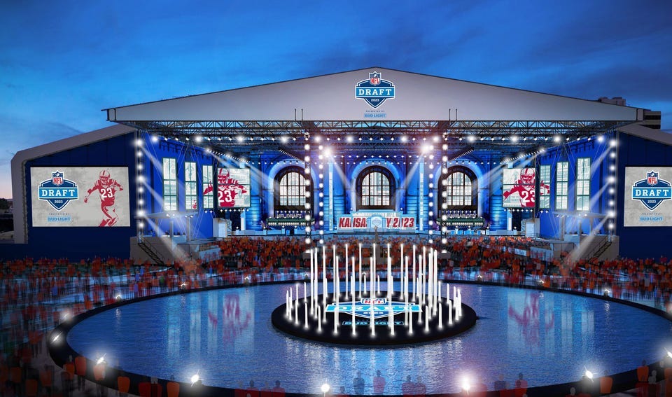 The National World War I Museum and Memorial and Union Station will host the NFL draft.