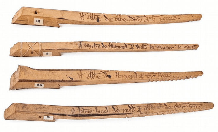 Examples of Tally Sticks