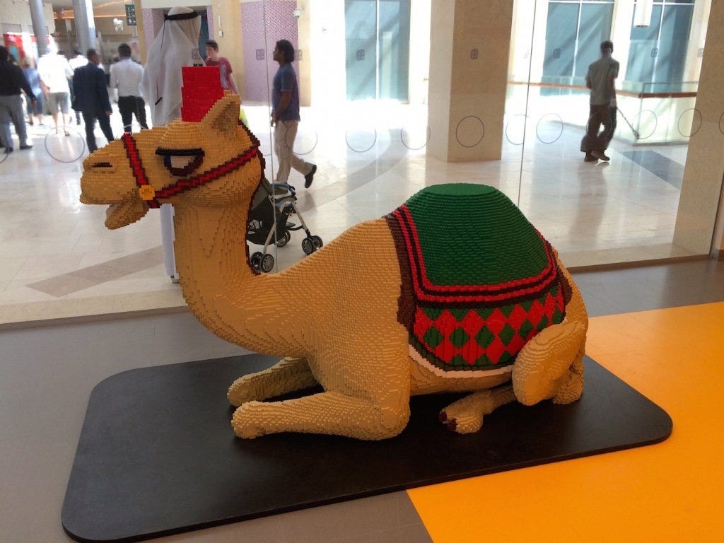 It's Lego! It's a camel! 