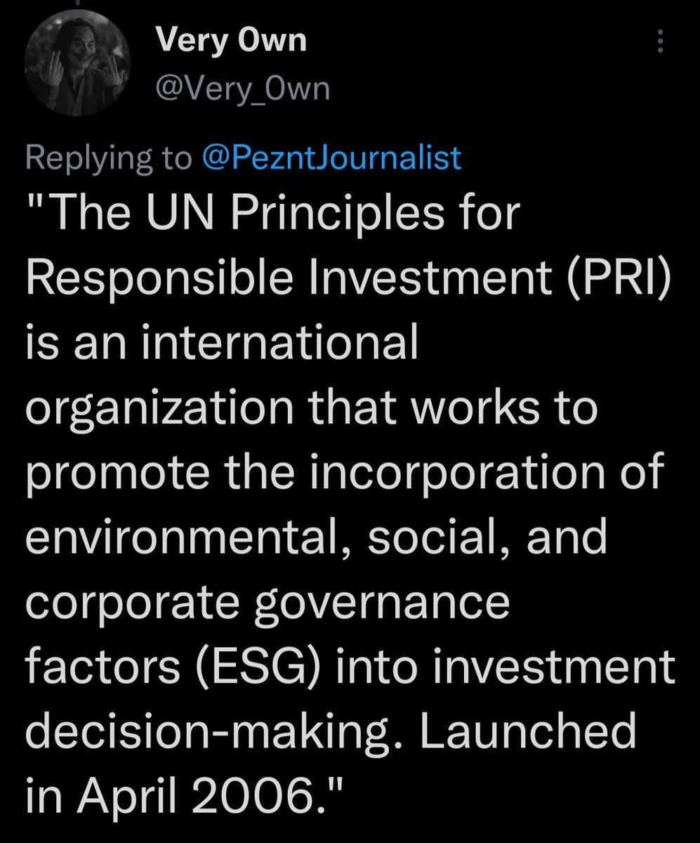 Our brilliant Agent Laurence D. Fink not only sits in our Board of Trustees, but also controlling the Fed and the markets w/ Aladdin, enforcing our strategic partner ESG, chasing Sustainable Development Goals of Agenda 2030 w/ Lynn de Rothschild's Inclusive Stakeholder Capitalism  