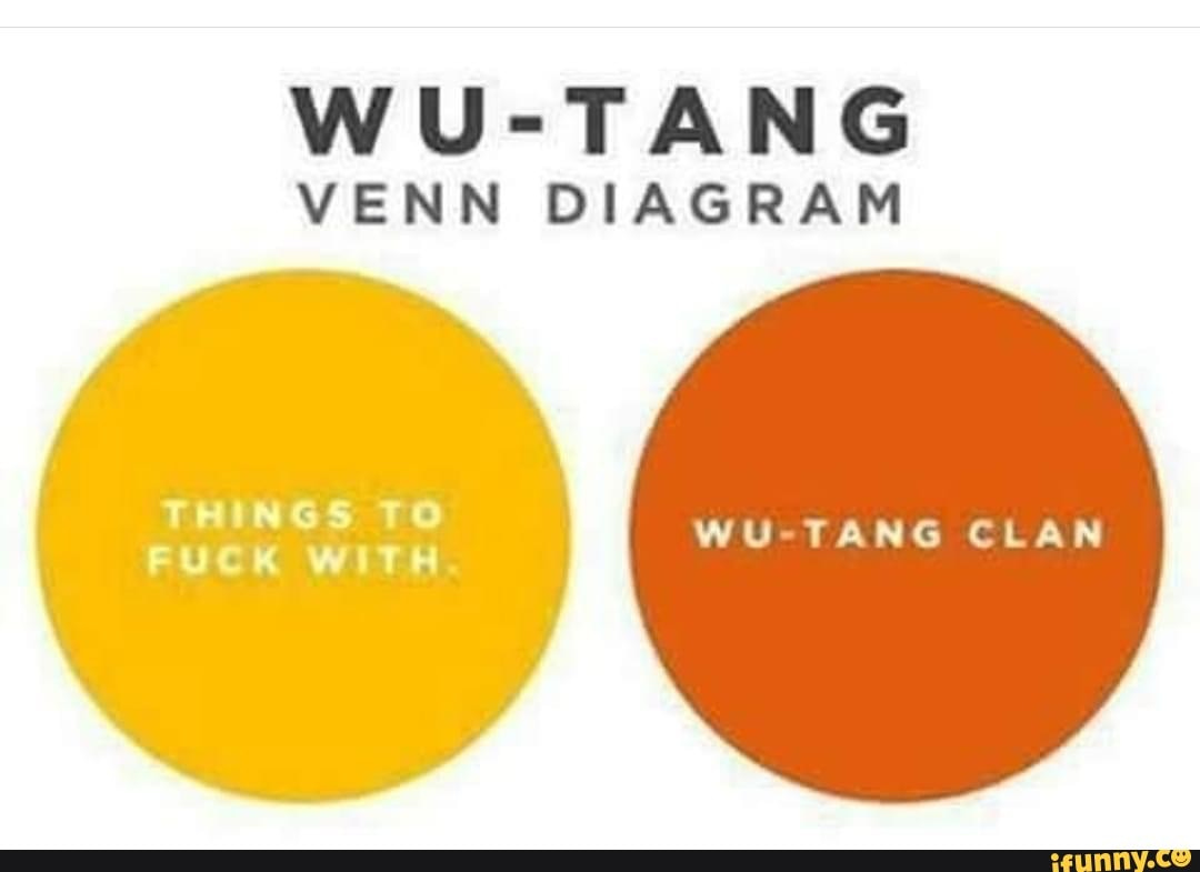 We VENN DIAGRAM WU TANG THINGS TO FUCK WITH. - iFunny