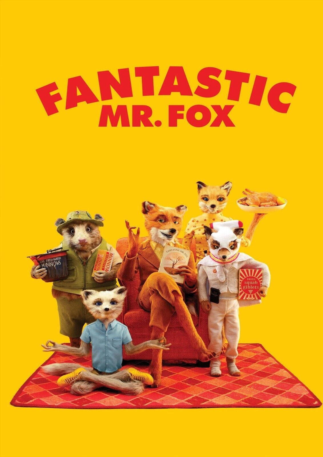 Mr Fox Fantastic Movie Poster Glossy Paper 200 gsm Size A1 A2 A3 A4 Art  Decor