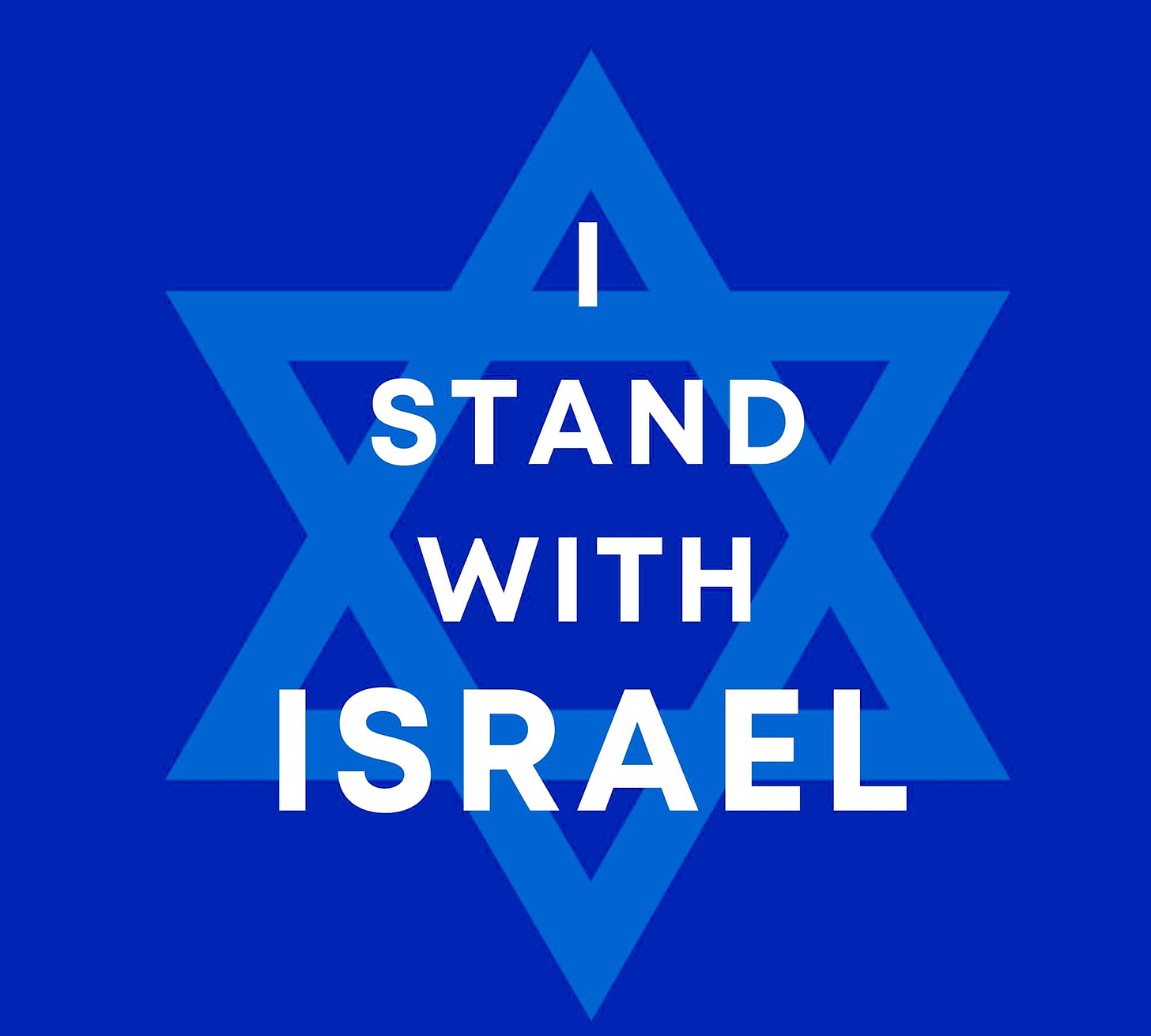 I stand with Israel
