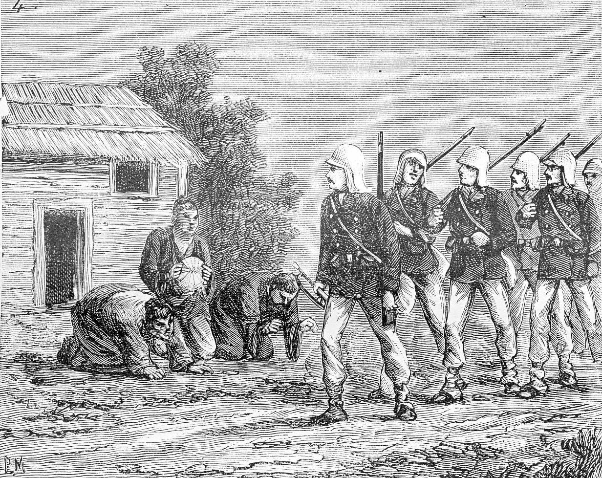File:Annamese kowtowing to French soldiers.jpg - Wikimedia Commons