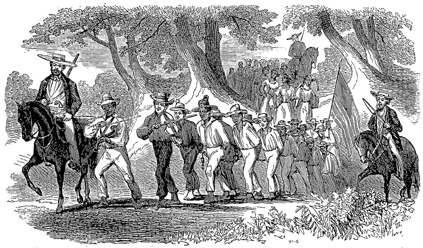 an anti-slavery engraving from the Civil War Era