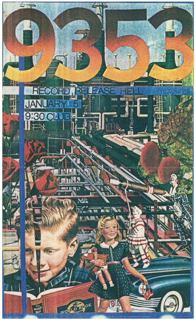 9353 show flyer by Bruce Hellington.
