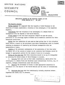 Resolution adopted by the Security Council at its 868th meeting on 23 June  1960 [on questions relating to the case of Adolf Eichmann]