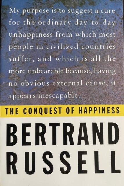 The Conquest of Happiness Bertrand Russell by Bertrand Russell (1996, Trade  Paperback, Reprint) for sale online | eBay
