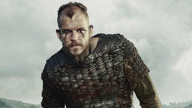The leather armor of Floki (Gustaf Skarsgård) in Vikings | Spotern