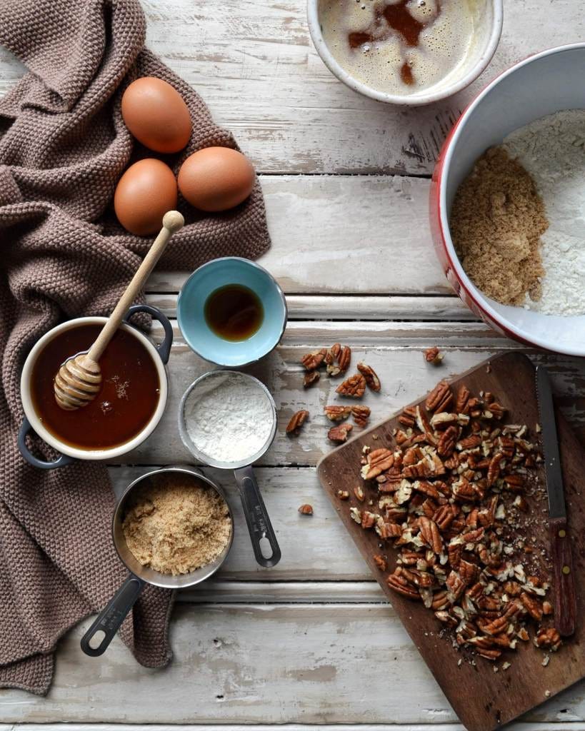 pecan pie bars ingredients