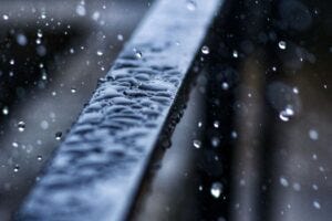 rain on a railing
