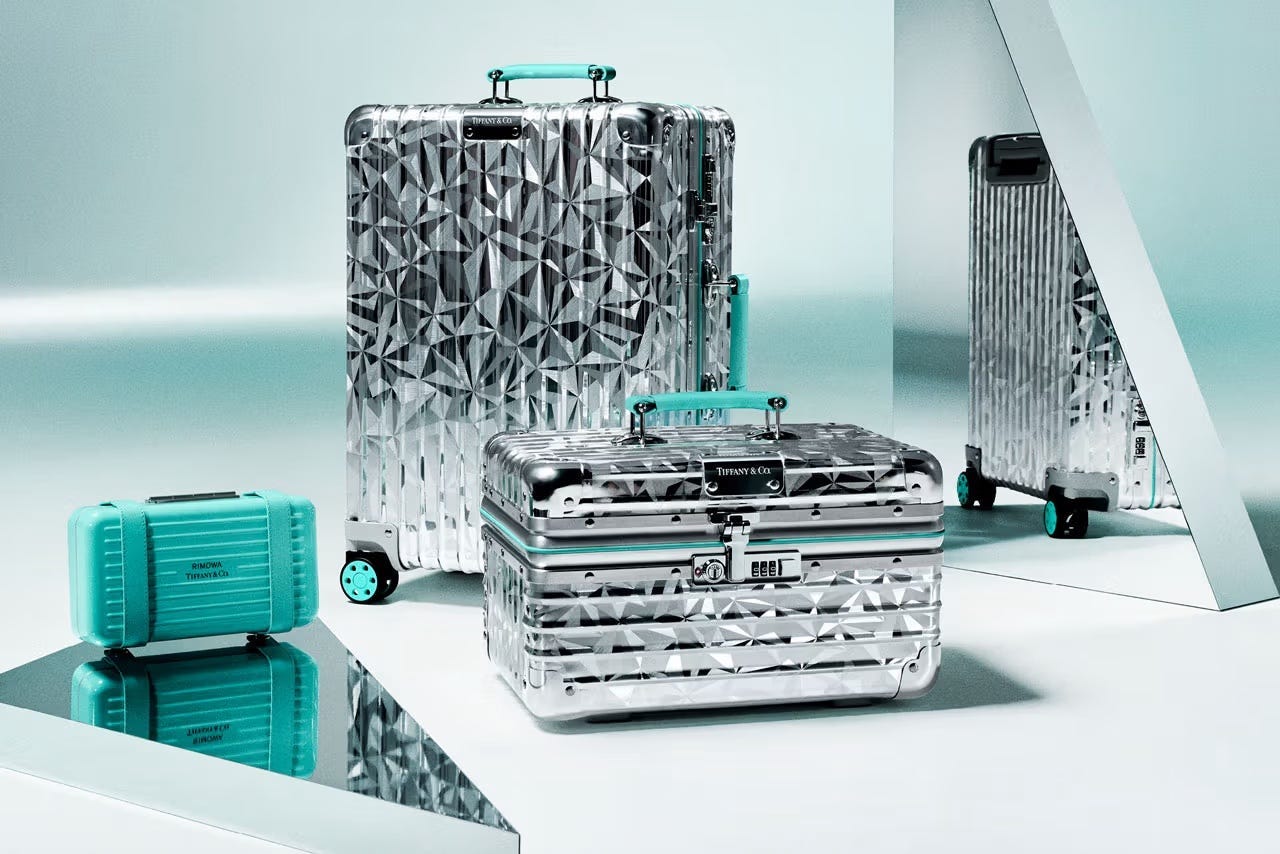 How RIMOWA and Tiffany & Co. Sparkle Together in a New Marketing  Collaboration | by Madame Vision | Sep, 2023 | Medium