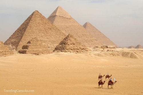 The Great Pyramids of Giza, Egypt