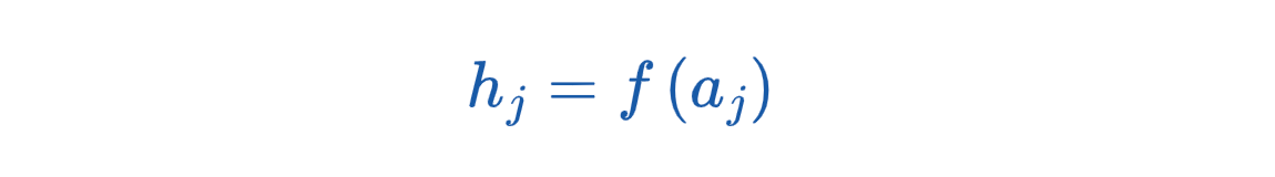 Activation Function f Hidden Layer