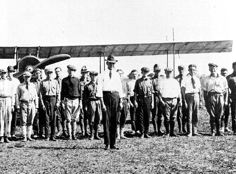 Figure 2: Curtiss Flight School in 1917