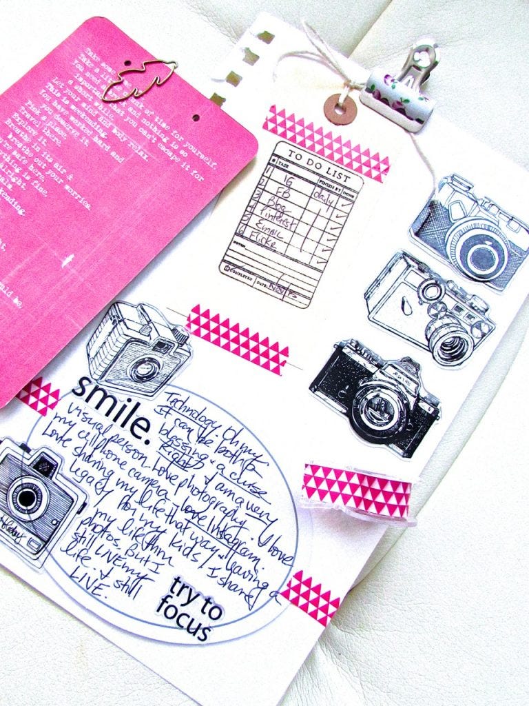 rukristin Awesome Ladies Project Scrapbook Challenges | 2.1 Storytelling: Technology Routine