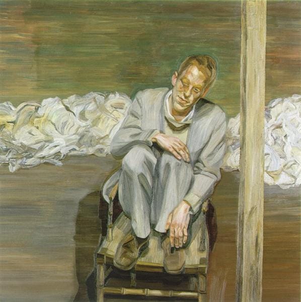 Red Haired Man on a Chair, 1962 - 1963 - Lucian Freud