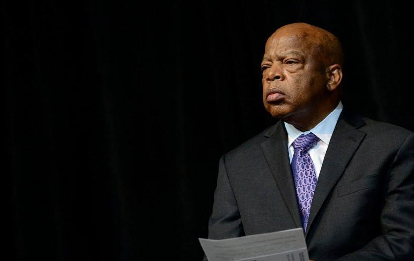 A photograph of Congressman John Lewis.