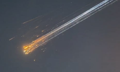 SpaceX's Starship test flight ends in failure after spacecraft is destroyed  | SpaceX | The Guardian
