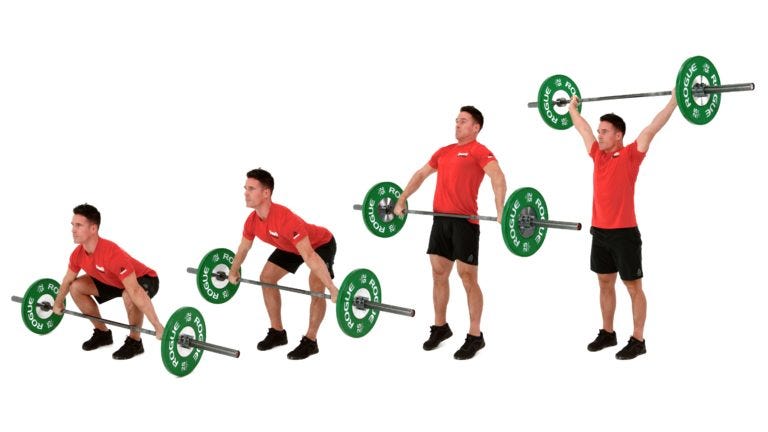 Ejercicios de crossfit: Muscle Snatch