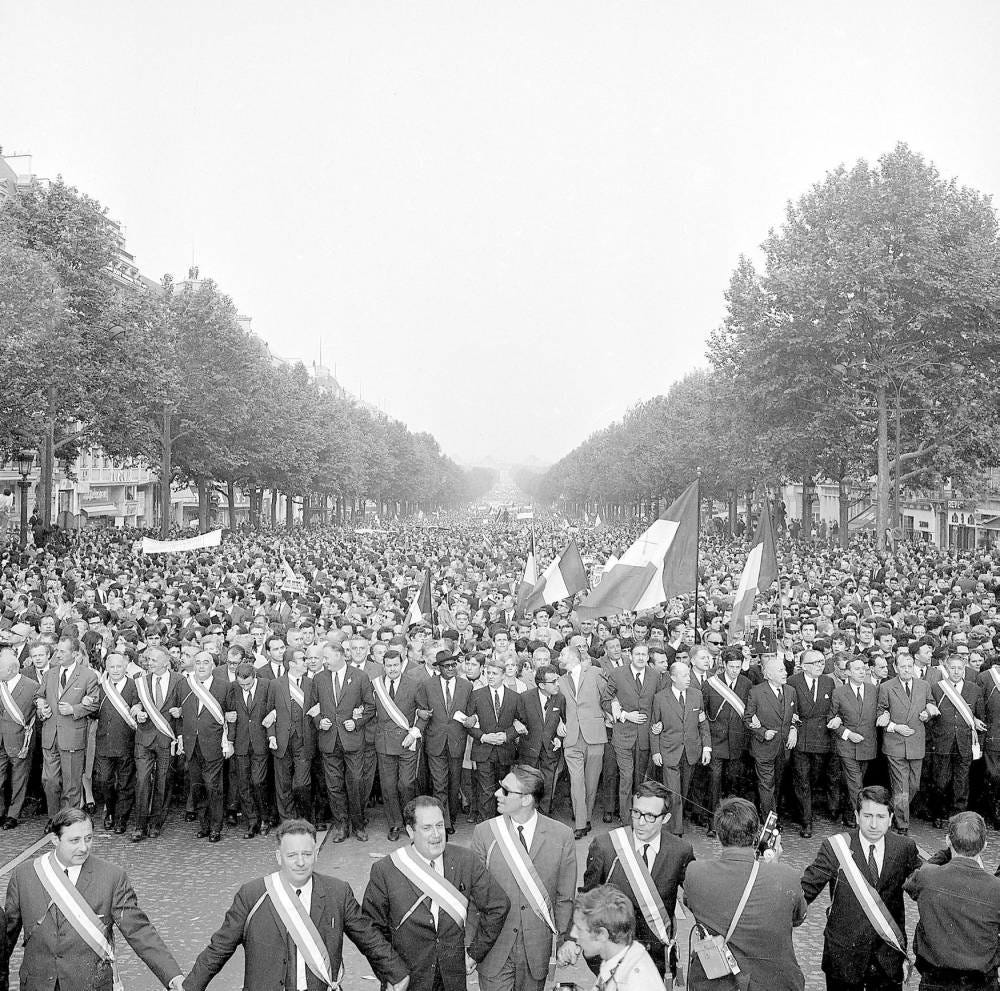 Grande manifestation gaulliste du 30 mai 1968 : y étiez-vous ?